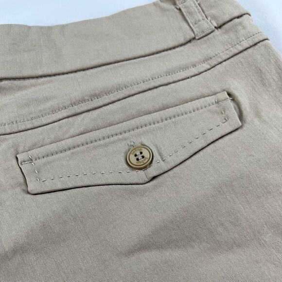 Pants & Shorts | Twee/Indie Sleaze Khaki Size 7 Y2K Embroidered Detail Shorts - Picture 4 of 8